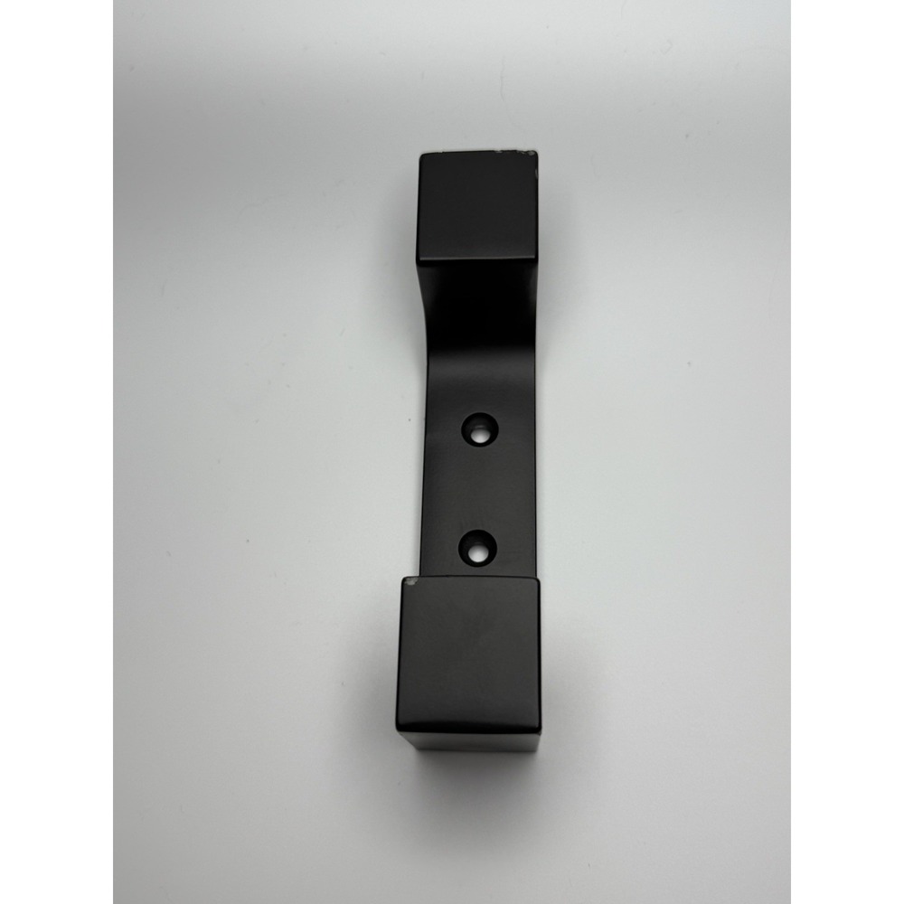 NWT Black Metal Hooks Set of 6 Wall Mount Coat Hooks Heavy Duty - Picture 4 of 7